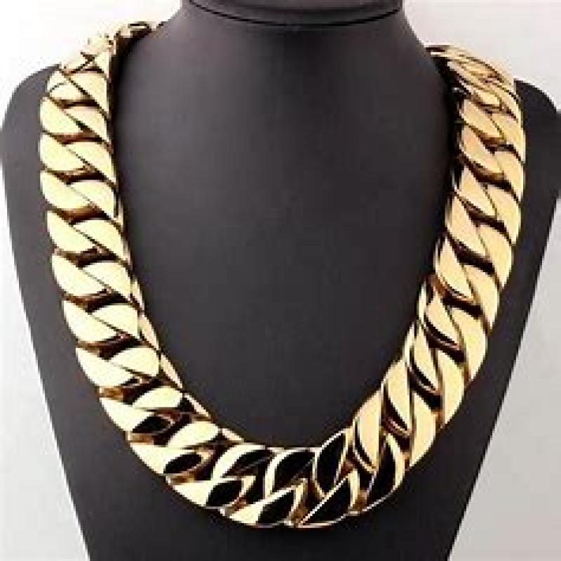 miami gold chain 14k for men