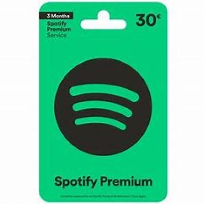 Spotify gift card 30 euro