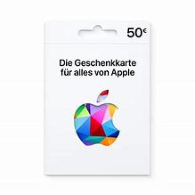 Apple gift card 50 euro